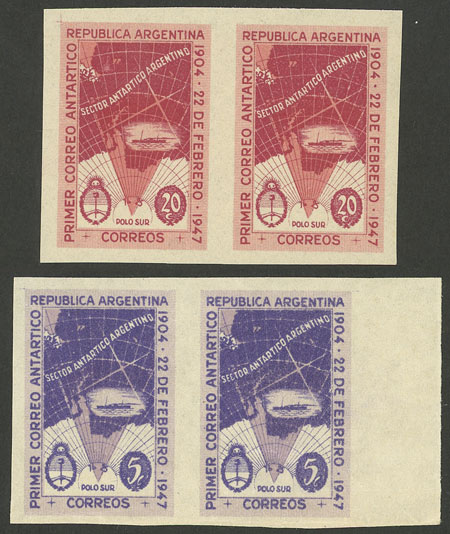 Lot 612 - Argentina general issues -  Guillermo Jalil - Philatino Auction # 2344 ARGENTINA: 