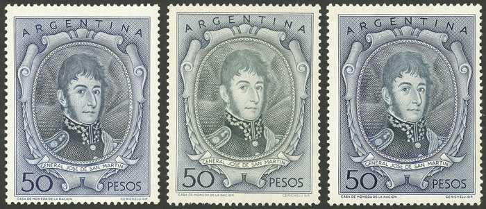 Lot 680 - Argentina general issues -  Guillermo Jalil - Philatino Auction # 2344 ARGENTINA: 