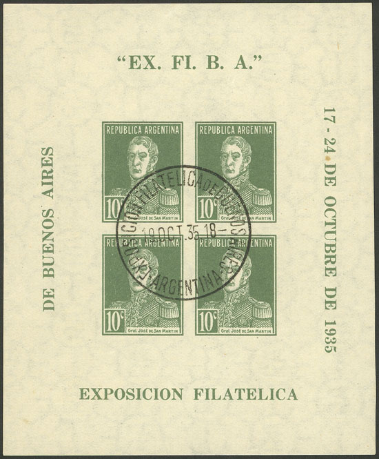 Lot 1001 - Argentina souvenir sheets - Guillermo Jalil - Philatino Auction # 2344 ARGENTINA: Lot 1001 - Argentina souvenir sheets - Guillermo Jalil - Philatino Auction # 2344 ARGENTINA: