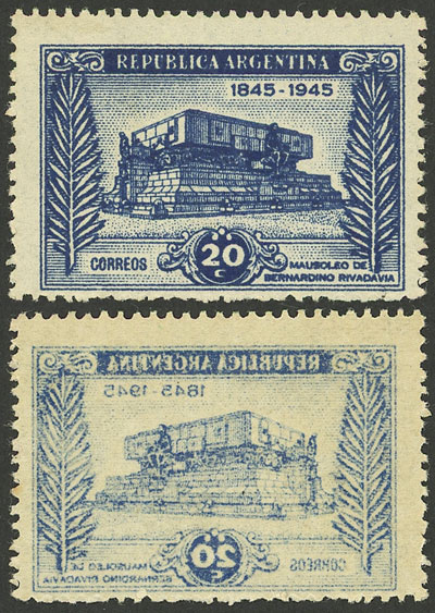 Lot 598 - Argentina general issues -  Guillermo Jalil - Philatino Auction # 2344 ARGENTINA: 
