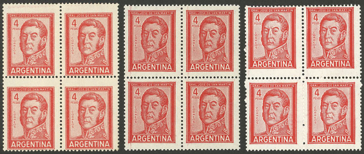 Lot 780 - Argentina general issues - Guillermo Jalil - Philatino Auction # 2344 ARGENTINA: Lot 780 - Argentina general issues - Guillermo Jalil - Philatino Auction # 2344 ARGENTINA: