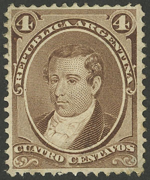 Lot 63 - Argentina general issues -  Guillermo Jalil - Philatino Auction # 2344 ARGENTINA: 