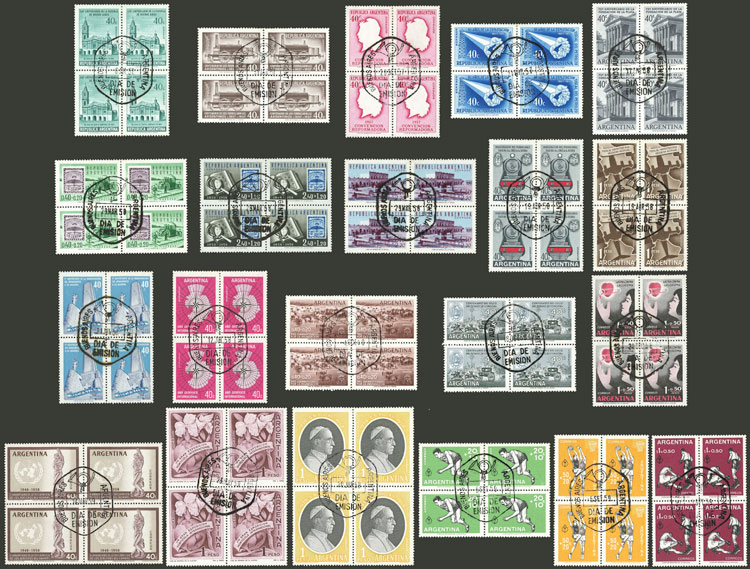 Lot 685 - Argentina general issues -  Guillermo Jalil - Philatino Auction # 2344 ARGENTINA: 