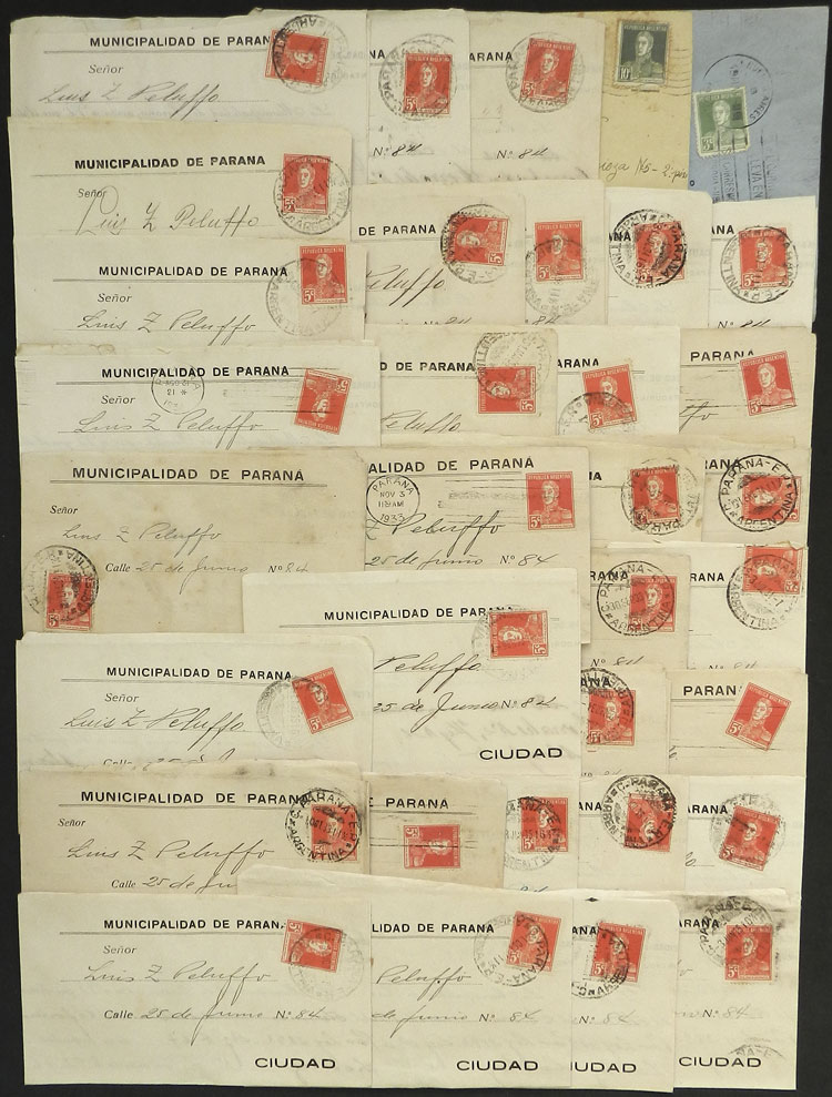 Lot 1232 - Argentina postal history - Guillermo Jalil - Philatino Auction # 2344 ARGENTINA: Lot 1232 - Argentina postal history - Guillermo Jalil - Philatino Auction # 2344 ARGENTINA: