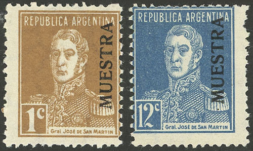 Lot 349 - Argentina general issues - Guillermo Jalil - Philatino Auction # 2344 ARGENTINA: Lot 349 - Argentina general issues - Guillermo Jalil - Philatino Auction # 2344 ARGENTINA: