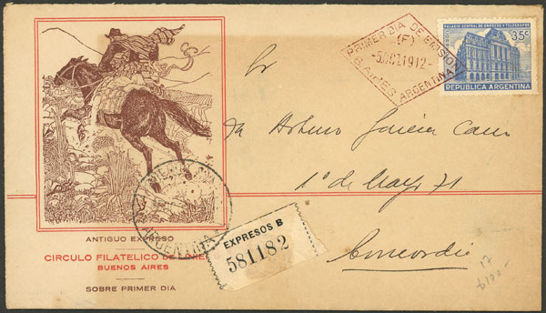 Lot 574 - Argentina general issues - Guillermo Jalil - Philatino Auction # 2344 ARGENTINA: Lot 574 - Argentina general issues - Guillermo Jalil - Philatino Auction # 2344 ARGENTINA: