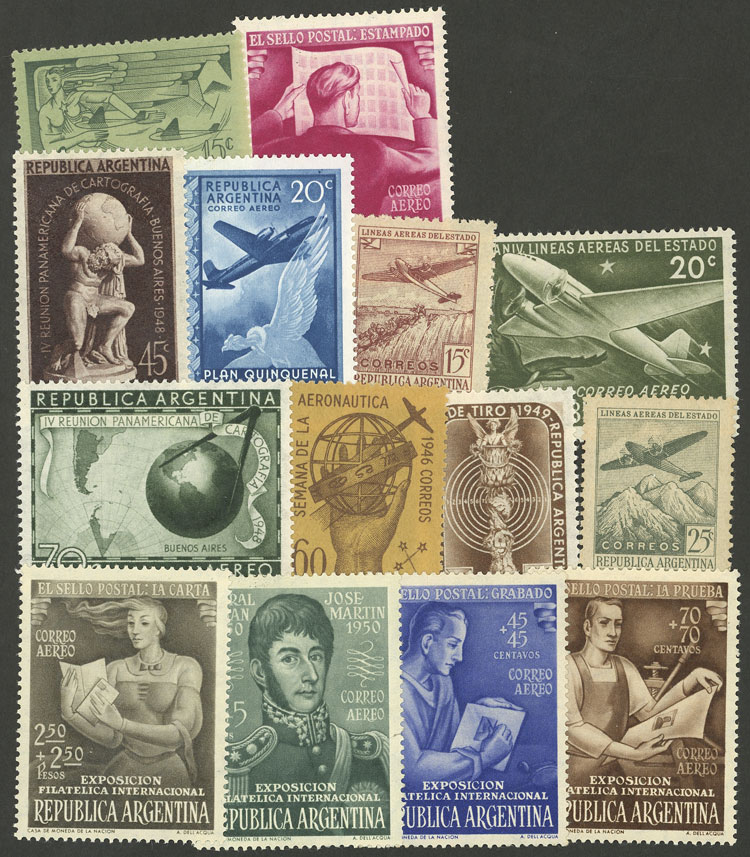 Lot 605 - Argentina general issues -  Guillermo Jalil - Philatino Auction # 2344 ARGENTINA: 