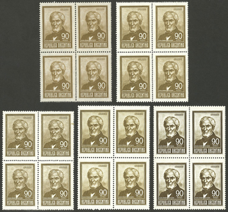 Lot 797 - Argentina general issues - Guillermo Jalil - Philatino Auction # 2344 ARGENTINA: Lot 797 - Argentina general issues - Guillermo Jalil - Philatino Auction # 2344 ARGENTINA:
