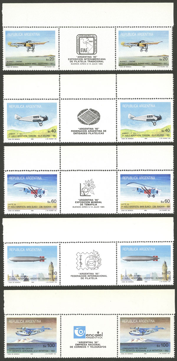 Lot 906 - Argentina general issues - Guillermo Jalil - Philatino Auction # 2344 ARGENTINA: Lot 906 - Argentina general issues - Guillermo Jalil - Philatino Auction # 2344 ARGENTINA:
