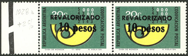 Lot 835 - Argentina general issues - Guillermo Jalil - Philatino Auction # 2344 ARGENTINA: Lot 835 - Argentina general issues - Guillermo Jalil - Philatino Auction # 2344 ARGENTINA: