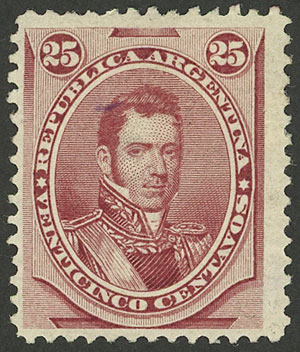 Lot 84 - Argentina general issues -  Guillermo Jalil - Philatino Auction # 2344 ARGENTINA: 