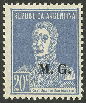 Lot 1107 - Argentina official stamps - Guillermo Jalil - Philatino Auction # 2344 ARGENTINA: Lot 1107 - Argentina official stamps - Guillermo Jalil - Philatino Auction # 2344 ARGENTINA:
