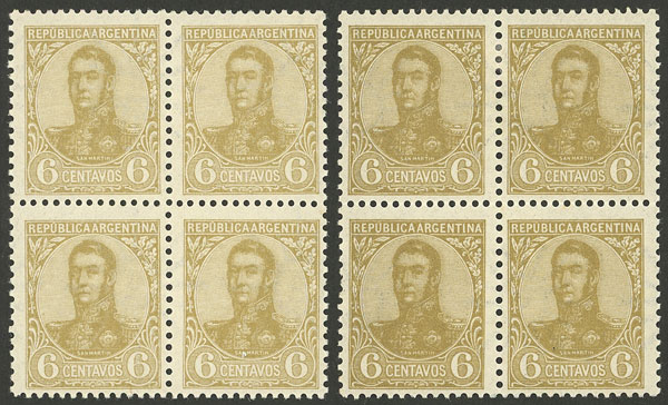 Lot 207 - Argentina general issues -  Guillermo Jalil - Philatino Auction # 2344 ARGENTINA: 