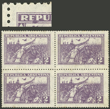 Lot 374 - Argentina general issues -  Guillermo Jalil - Philatino Auction # 2344 ARGENTINA: 