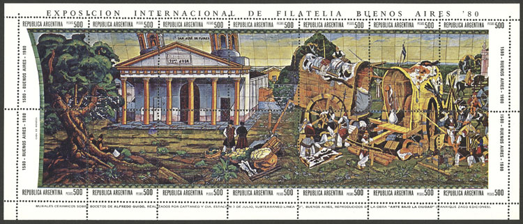 Lot 1016 - Argentina souvenir sheets - Guillermo Jalil - Philatino Auction # 2344 ARGENTINA: Lot 1016 - Argentina souvenir sheets - Guillermo Jalil - Philatino Auction # 2344 ARGENTINA: