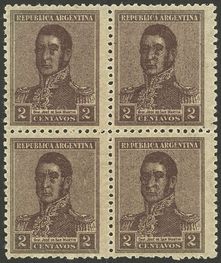 Lot 289 - Argentina general issues - Guillermo Jalil - Philatino Auction # 2344 ARGENTINA: Lot 289 - Argentina general issues - Guillermo Jalil - Philatino Auction # 2344 ARGENTINA: