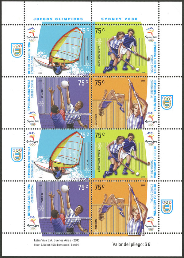 Lot 1049 - Argentina souvenir sheets - Guillermo Jalil - Philatino Auction # 2344 ARGENTINA: Lot 1049 - Argentina souvenir sheets - Guillermo Jalil - Philatino Auction # 2344 ARGENTINA: