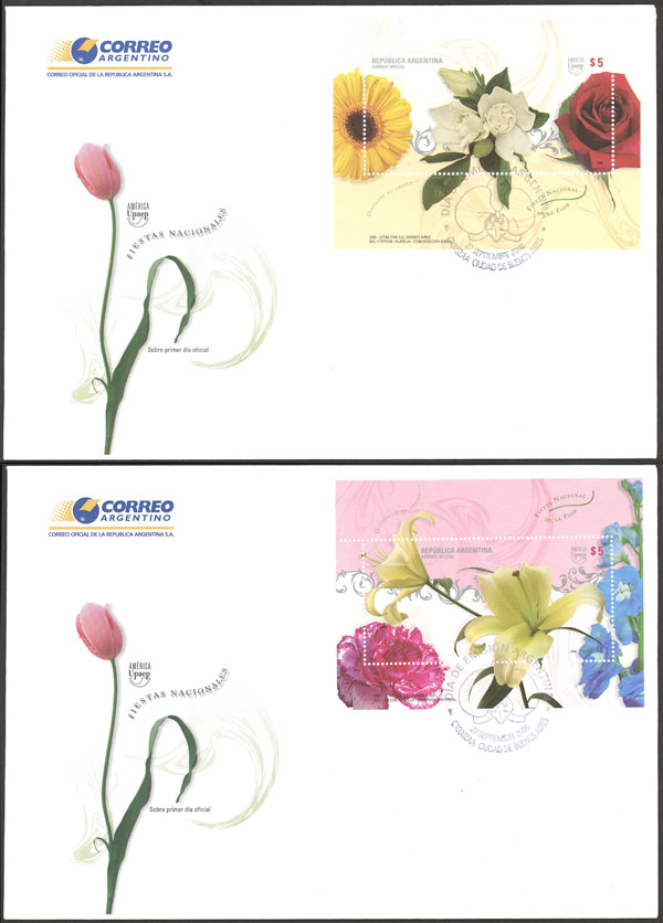 Lot 1066 - Argentina souvenir sheets -  Guillermo Jalil - Philatino Auction # 2344 ARGENTINA: 