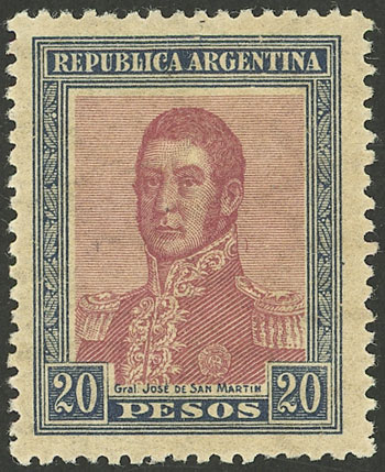 Lot 276 - Argentina general issues - Guillermo Jalil - Philatino Auction # 2344 ARGENTINA: Lot 276 - Argentina general issues - Guillermo Jalil - Philatino Auction # 2344 ARGENTINA: