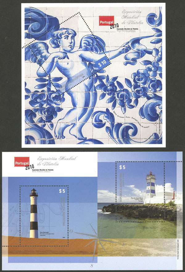 Lot 1078 - Argentina souvenir sheets - Guillermo Jalil - Philatino Auction # 2344 ARGENTINA: Lot 1078 - Argentina souvenir sheets - Guillermo Jalil - Philatino Auction # 2344 ARGENTINA: