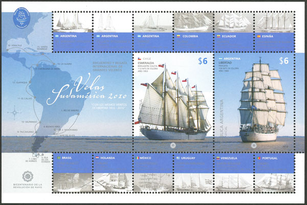 Lot 1074 - Argentina souvenir sheets -  Guillermo Jalil - Philatino Auction # 2344 ARGENTINA: 