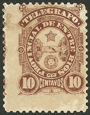Lot 1161 - Argentina telegraph stamps - Guillermo Jalil - Philatino Auction # 2344 ARGENTINA: Lot 1161 - Argentina telegraph stamps - Guillermo Jalil - Philatino Auction # 2344 ARGENTINA: