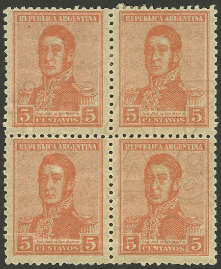 Lot 292 - Argentina general issues - Guillermo Jalil - Philatino Auction # 2344 ARGENTINA: Lot 292 - Argentina general issues - Guillermo Jalil - Philatino Auction # 2344 ARGENTINA: