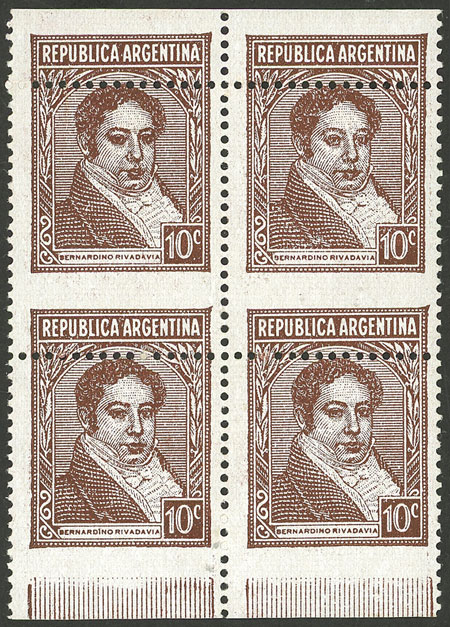Lot 485 - Argentina general issues - Guillermo Jalil - Philatino Auction # 2344 ARGENTINA: Lot 485 - Argentina general issues - Guillermo Jalil - Philatino Auction # 2344 ARGENTINA:
