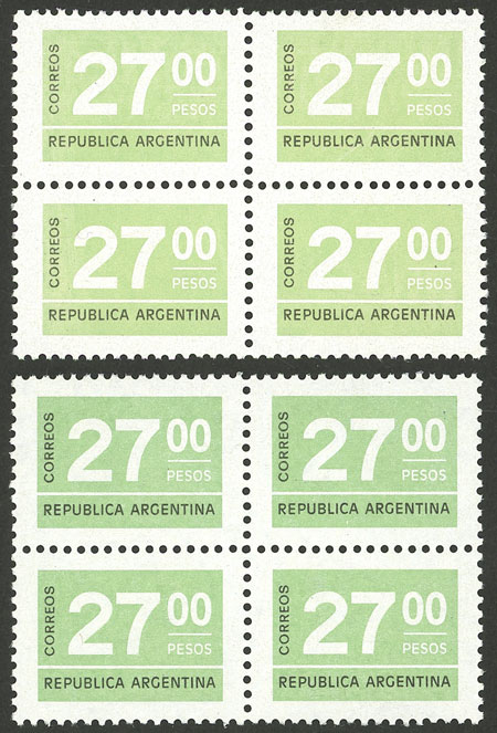 Lot 845 - Argentina general issues - Guillermo Jalil - Philatino Auction # 2344 ARGENTINA: Lot 845 - Argentina general issues - Guillermo Jalil - Philatino Auction # 2344 ARGENTINA: