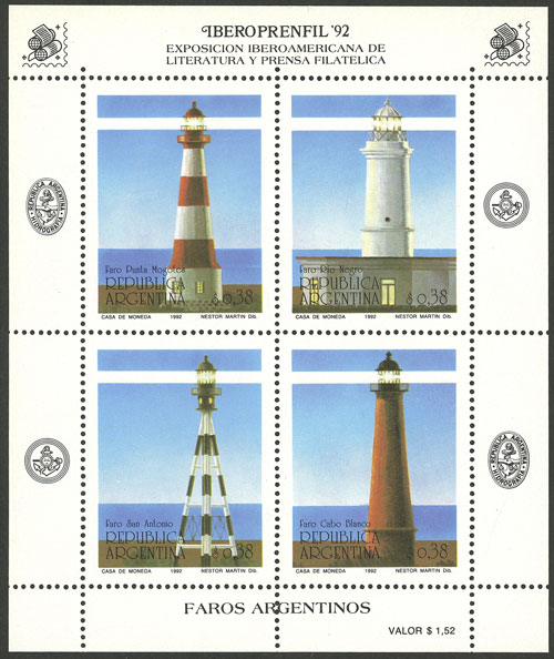 Lot 1031 - Argentina souvenir sheets - Guillermo Jalil - Philatino Auction # 2344 ARGENTINA: Lot 1031 - Argentina souvenir sheets - Guillermo Jalil - Philatino Auction # 2344 ARGENTINA: