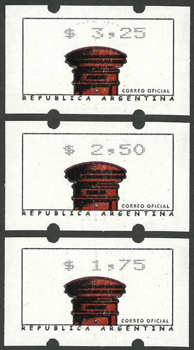 Lot 1163 - Argentina variable value stamps - Guillermo Jalil - Philatino Auction # 2344 ARGENTINA: Lot 1163 - Argentina variable value stamps - Guillermo Jalil - Philatino Auction # 2344 ARGENTINA: