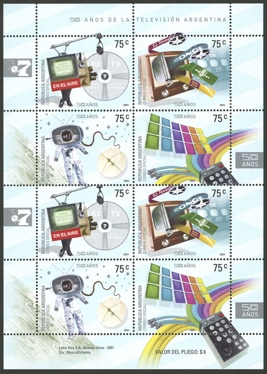 Lot 1054 - Argentina souvenir sheets -  Guillermo Jalil - Philatino Auction # 2344 ARGENTINA: 