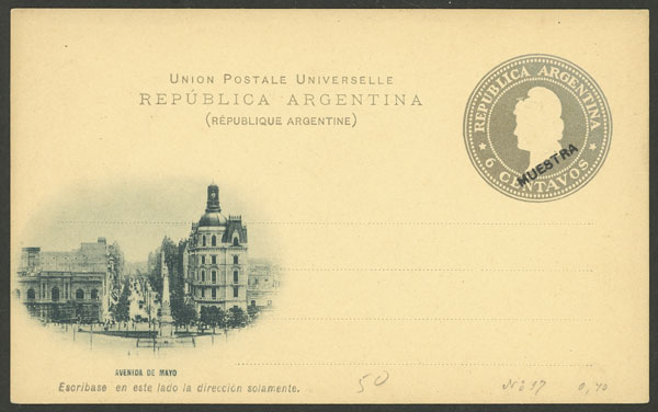 Lot 1178 - Argentina Postal stationery - Guillermo Jalil - Philatino Auction # 2344 ARGENTINA: Lot 1178 - Argentina Postal stationery - Guillermo Jalil - Philatino Auction # 2344 ARGENTINA: