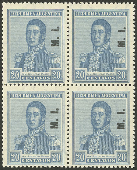 Lot 1113 - Argentina official stamps - Guillermo Jalil - Philatino Auction # 2344 ARGENTINA: Lot 1113 - Argentina official stamps - Guillermo Jalil - Philatino Auction # 2344 ARGENTINA: