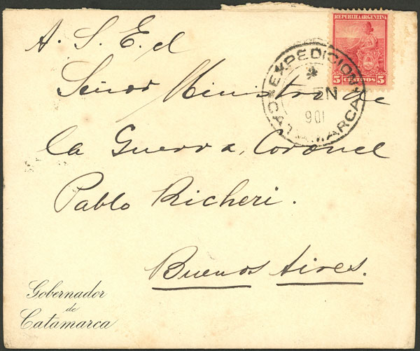 Lot 1209 - Argentina postal history - Guillermo Jalil - Philatino Auction # 2344 ARGENTINA: Lot 1209 - Argentina postal history - Guillermo Jalil - Philatino Auction # 2344 ARGENTINA: