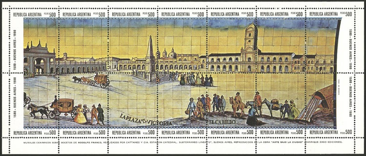 Lot 1014 - Argentina souvenir sheets - Guillermo Jalil - Philatino Auction # 2344 ARGENTINA: Lot 1014 - Argentina souvenir sheets - Guillermo Jalil - Philatino Auction # 2344 ARGENTINA: