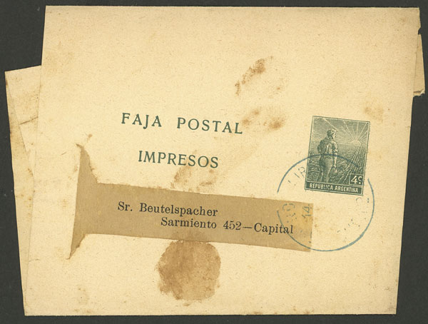 Lot 1169 - Argentina Postal stationery - Guillermo Jalil - Philatino Auction # 2344 ARGENTINA: Lot 1169 - Argentina Postal stationery - Guillermo Jalil - Philatino Auction # 2344 ARGENTINA: