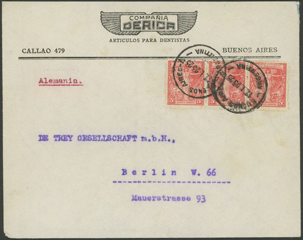 Lot 1222 - Argentina postal history - Guillermo Jalil - Philatino Auction # 2344 ARGENTINA: Lot 1222 - Argentina postal history - Guillermo Jalil - Philatino Auction # 2344 ARGENTINA: