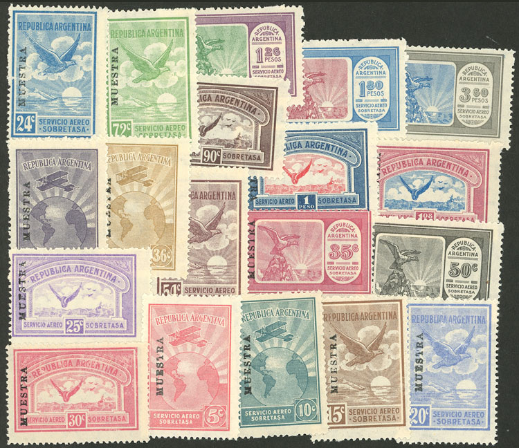Lot 362 - Argentina general issues -  Guillermo Jalil - Philatino Auction # 2344 ARGENTINA: 