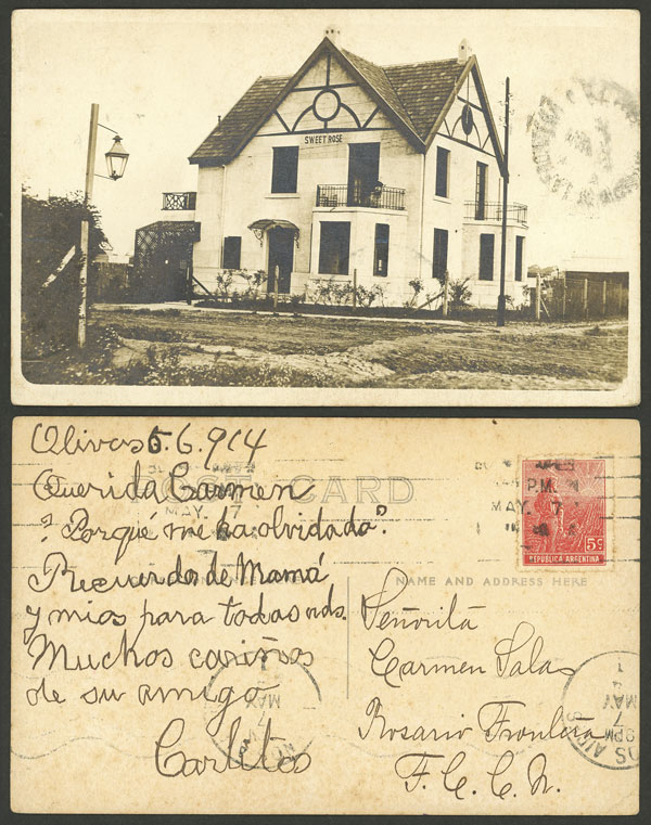 Lot 1294 - Argentina postcards - Guillermo Jalil - Philatino Auction # 2344 ARGENTINA: Lot 1294 - Argentina postcards - Guillermo Jalil - Philatino Auction # 2344 ARGENTINA: