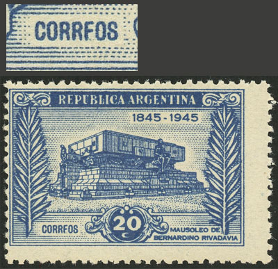 Lot 599 - Argentina general issues -  Guillermo Jalil - Philatino Auction # 2344 ARGENTINA: 