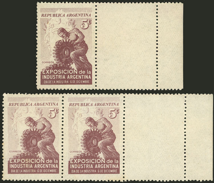 Lot 609 - Argentina general issues -  Guillermo Jalil - Philatino Auction # 2344 ARGENTINA: 
