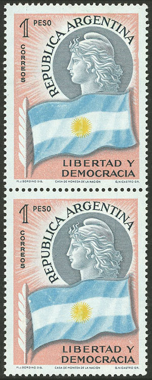 Lot 692 - Argentina general issues -  Guillermo Jalil - Philatino Auction # 2344 ARGENTINA: 