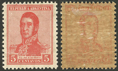 Lot 265 - Argentina general issues -  Guillermo Jalil - Philatino Auction # 2344 ARGENTINA: 