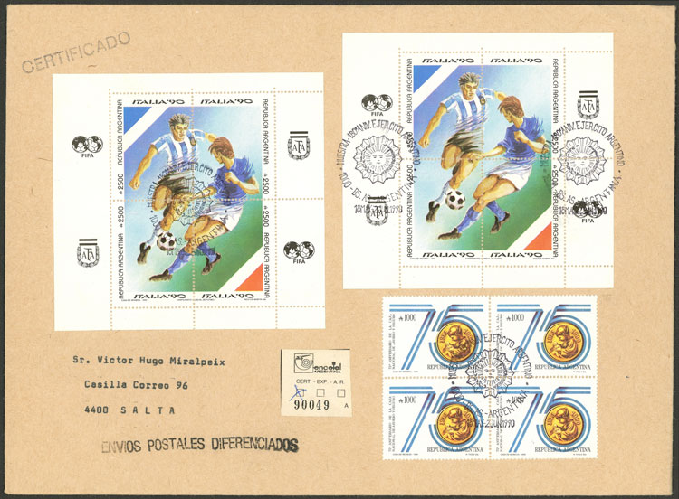 Lot 1024 - Argentina souvenir sheets - Guillermo Jalil - Philatino Auction # 2344 ARGENTINA: Lot 1024 - Argentina souvenir sheets - Guillermo Jalil - Philatino Auction # 2344 ARGENTINA: