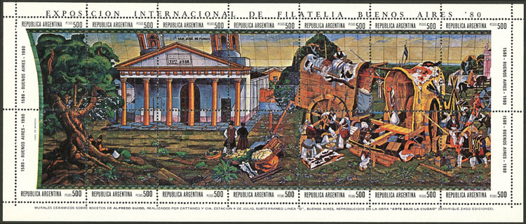 Lot 1015 - Argentina souvenir sheets - Guillermo Jalil - Philatino Auction # 2344 ARGENTINA: Lot 1015 - Argentina souvenir sheets - Guillermo Jalil - Philatino Auction # 2344 ARGENTINA: