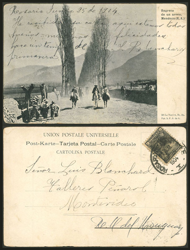 Lot 1295 - Argentina postcards - Guillermo Jalil - Philatino Auction # 2344 ARGENTINA: Lot 1295 - Argentina postcards - Guillermo Jalil - Philatino Auction # 2344 ARGENTINA: