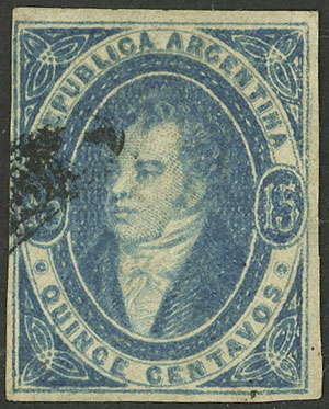 Lot 45 - Argentina rivadavias -  Guillermo Jalil - Philatino Auction # 2344 ARGENTINA: 