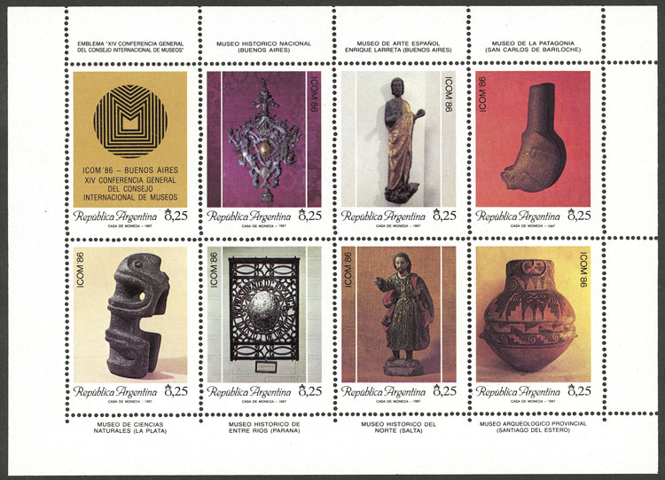 Lot 1021 - Argentina souvenir sheets - Guillermo Jalil - Philatino Auction # 2344 ARGENTINA: Lot 1021 - Argentina souvenir sheets - Guillermo Jalil - Philatino Auction # 2344 ARGENTINA:
