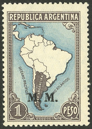 Lot 1130 - Argentina official stamps - Guillermo Jalil - Philatino Auction # 2344 ARGENTINA: Lot 1130 - Argentina official stamps - Guillermo Jalil - Philatino Auction # 2344 ARGENTINA:
